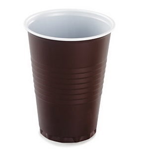 Automatenbecher WEISS/BRAUN 180 cc - 30x100 St.